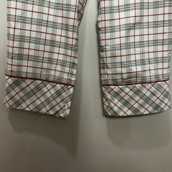 NWT Liz Golf plaid ankle pants SZ 10 Pickleball Preppy Vintage Tennis Athletic - Picture 5 of 8